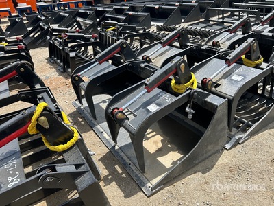 All-Star 74 in Skid Steer Grapple Bucket