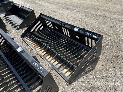 Mid-State 80 in Skeleton Skid Steer Bucket