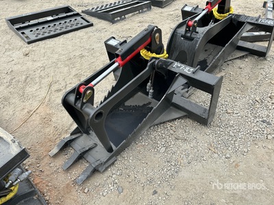 All-Star 18 in Stump Skid Steer Grapple Bucket