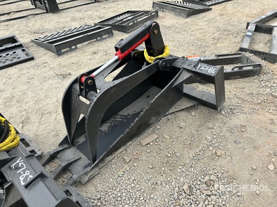 All-Star 18 in Stump Skid Steer Grapple Bucket