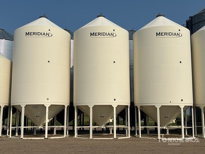 Meridian 1620S D5 +/- 4100 bu Smooth Wall Hopper صومعة الحبوب