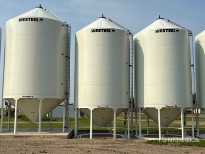Westeel 1620 Magnum-G +/- 4100 bu Smooth Wall Hopper صومعة الحبوب