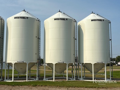 Westeel 1620 Magnum-G +/- 4100 bu Smooth Wall Hopper صومعة الحبوب