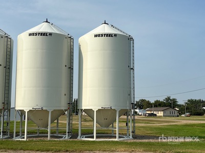 Westeel 1620 Magnum-G +/- 4100 bu Smooth Wall Hopper صومعة الحبوب
