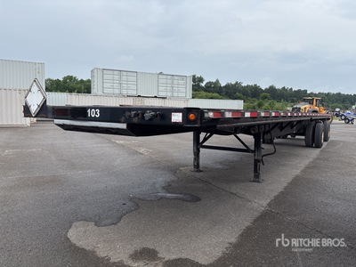 2002 Wabash 48 ft T/A Remorque à plateau