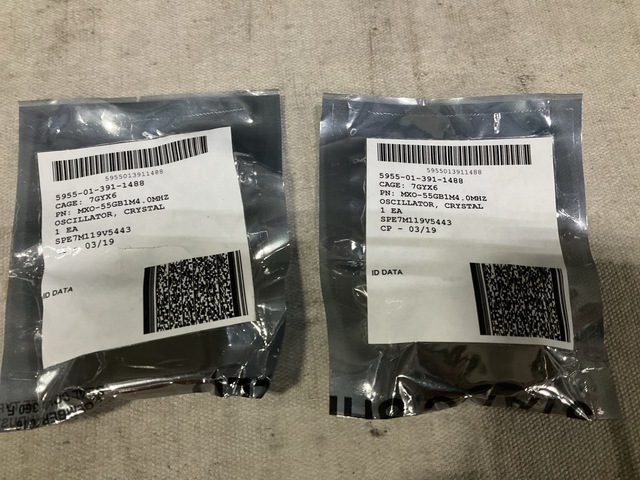 (7) Lokos Electronics MXO-55GB1M4 Crystal Oscillators (7) Lokos Electronics MXO-55GB1M4 Crystal Oscillators