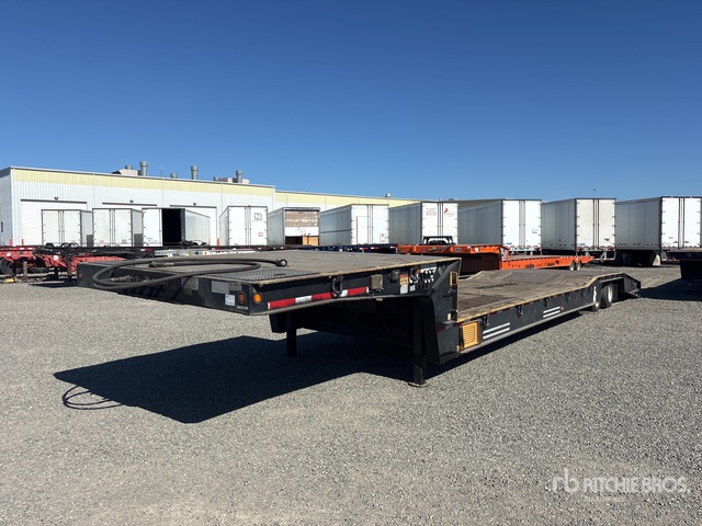 2016 Trail King TK80HT 48 ft T/A Hydraulic Tail Trailer