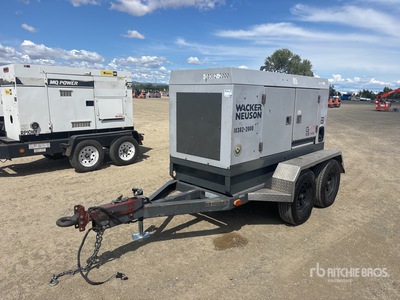 2016 Wacker Neuson Mgt2sd 58 kW Mobile Generator Set