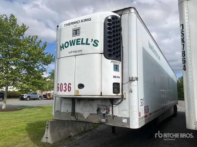 2010 Wabash RFALHSA 53 ft x 102 in Sliding T/A Refrigerated Trailer