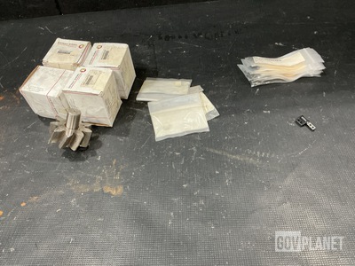 (14) Butt Hinges, (12) Gear Sectors, (4) Sleeve Spacers & Assorted Items