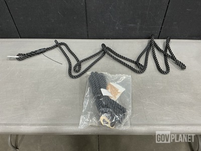 (34) General Dynamics 024522603 Single Leg Fiber Rope Assemblies