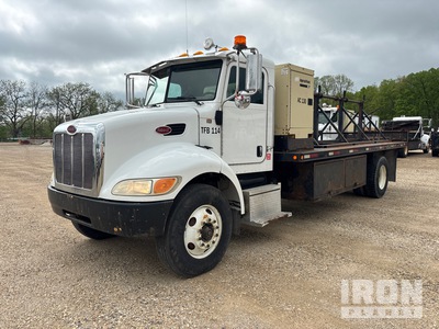 2007 Peterbilt 335 4x2 Ingersoll Rand 185 Air Compressor Camión Porta Carretes
