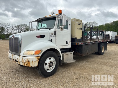 2007 Peterbilt 335 4x2 Ingersoll Rand 185 Air Compressor Camión Porta Carretes