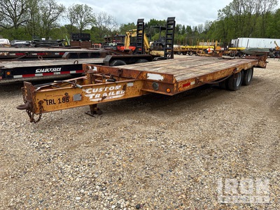 2000 Custom Trailers 10T242 24 ft T/A Equipment Trailer