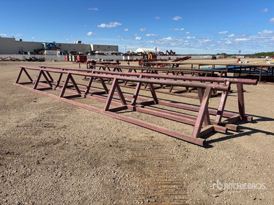 Quantity of (2) 40 ft Pipe Racks
