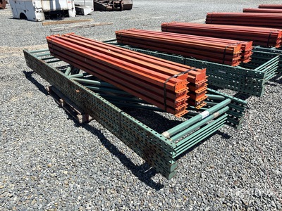 Quantity of 12 ft x 3 ft 6 in Pallet Racking