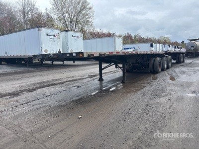 2004 Temisco 28 ft Tri/A Super B-Train Lead Flatbed Trailer
