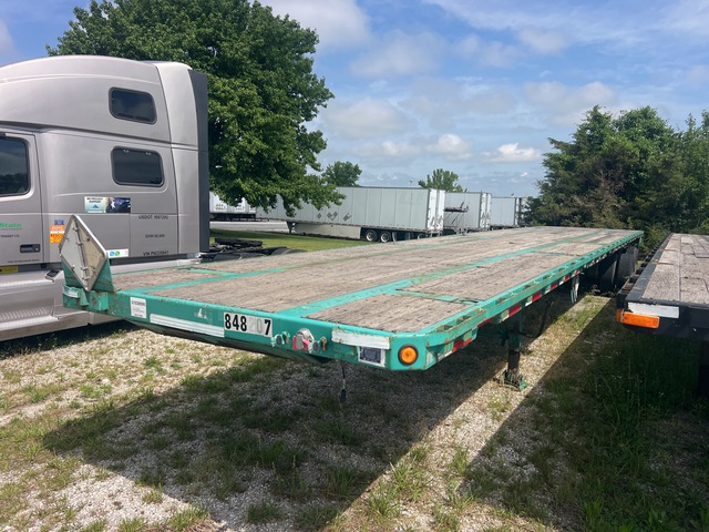 1996 Lufkin 48 ft T/A Flatbed Trailer