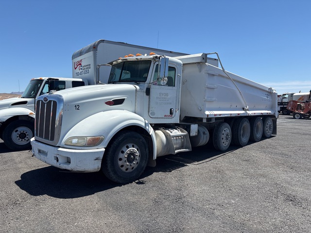 2012 Peterbilt 386 10x4 Quad/A Dump Truck