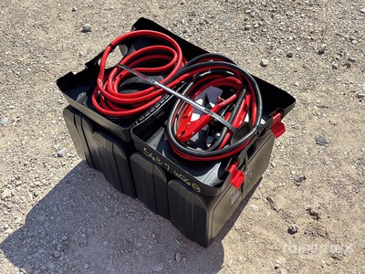 Quantity of (5) 25 ft 800 Amp Extra HD Booster Cables (Unused)