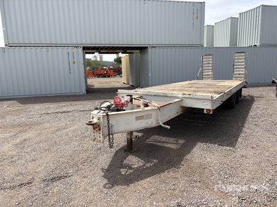 1995 Zieman 26 ft T/A Equipment Trailer