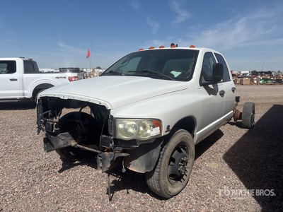 2004 Dodge Ram 3500 4x4 Crew Cab Cab and Chassis (Inoperable)