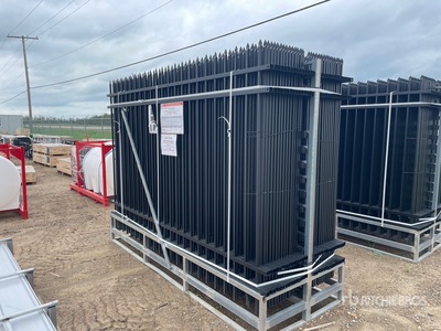 Quantity of (30) 2026 MTO A0710-30 9 ft 9 in x 6 ft 6 in Powder Coated Fencing (Unused)