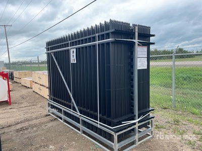 Quantity of (30) 2026 MTO A0710-30 9 ft 9 in x 6 ft 6 in Powder Coated Fencing (Unused)