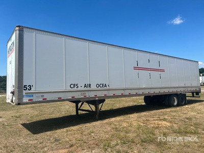 2008 Stoughton ZGPVW-535T 53 ft x 102 in T/A Van Trailer