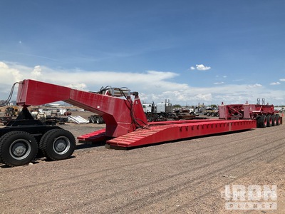 Custom Built 200 ton Quad/A Removable Gooseneck Lowboy Trailer