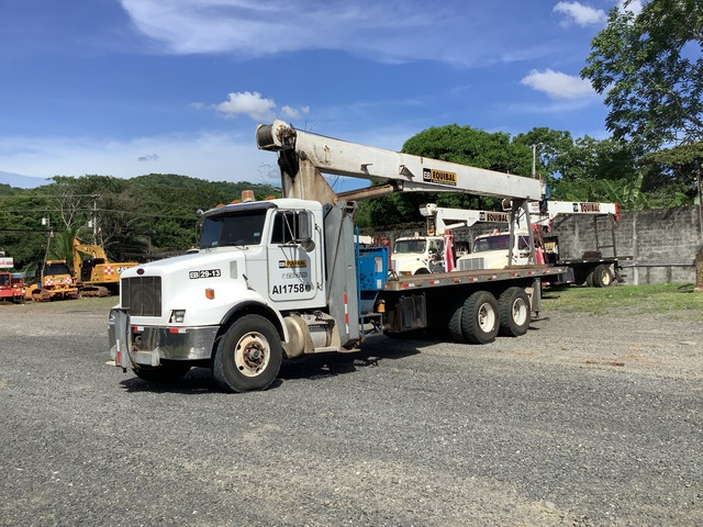 Manitex 3102 27 ton Straight Boom on 2005 Peterbilt 330 6x4 Hydraulic Truck Crane