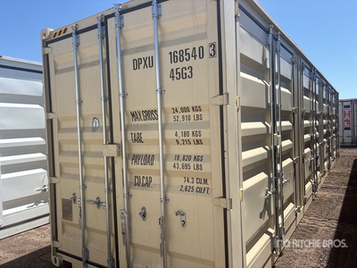 2025 40 ft High Cube Multi-Door Storage Container