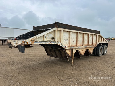 1987 Arnes 18 ft T/A Belly Dump Trailer