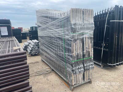 Quantity of (6) 2026 Suihe NG-20H-6 19 ft 4 in x 7 ft 6 in Steel Bi-Parting Driveway Gate (Unused)