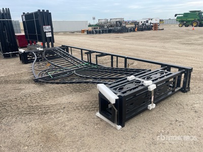 2026 Suihe NFG-20FGP-EU 19 ft x 6 ft 5 in Steel Bi-Parting Driveway Gate (Unused)