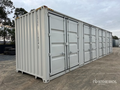 2025 40 ft High Cube Multi-Door Storage Container