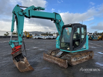 2014 Kobelco SK80SR-3E Escavatore cingolato