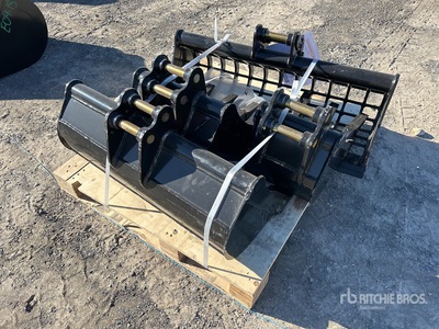 Quantity of (4) 2026 Cazo para excavadora - Fits 1 - 2 Ton (Unused)