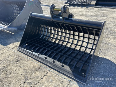 2026 Warrior 1320 mm Q/C Skeleton Cazo para excavadora - Fits 5 - 6 Ton (Unused)