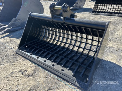 2026 Warrior 1320 mm Q/C Skeleton Cazo para excavadora - Fits 5 - 6 Ton (Unused)