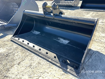 2026 Warrior 1500 mm Q/C Cleanup Cazo para excavadora - Fits 5 - 6 Ton (Unused)
