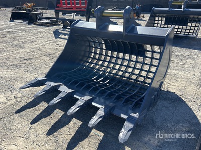 2026 Warrior 1550 mm Q/C Skeleton Cazo para excavadora - Fits 20 - 25 Ton (Unused)
