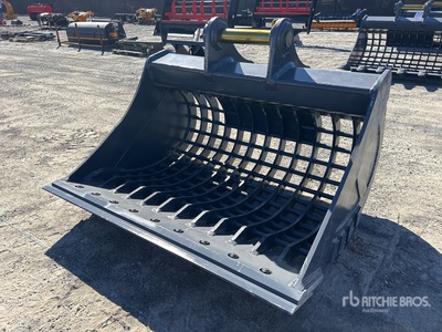2026 Warrior 1550 mm Q/C Skeleton Cazo para excavadora - Fits 20 - 25 Ton (Unused)