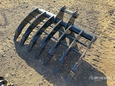 2026 Warrior WBR05-1000 1000 mm Q/C 5-6T Excavator Rake (Unused)