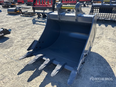 2026 Warrior 1200 mm Q/C Digging Cazo para excavadora - Fits 20 - 25 Ton (Unused)