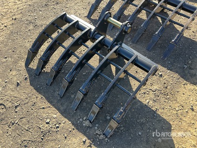 2026 Warrior WBR05-1000 1000 mm Q/C 5-6T Excavator Rake (Unused)