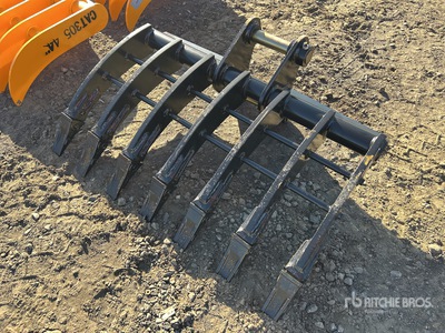 2026 Warrior WBR05-1000 1000 mm Q/C 5-6T Excavator Rake (Unused)