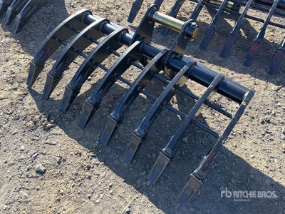 2026 Warrior WBR08-1200 1200 mm Q/C 8T Excavator Rake (Unused)