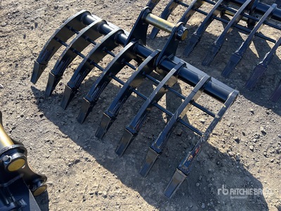 2026 Warrior WBR08-1200 1200 mm Q/C 8T Excavator Rake (Unused)