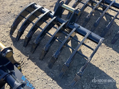 2026 Warrior WBR08-1200 1200 mm Q/C 8T Excavator Rake (Unused)